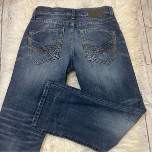 BKE Buckle AVP15098 Men’s Size 32S Jake Bootleg Blue Jeans